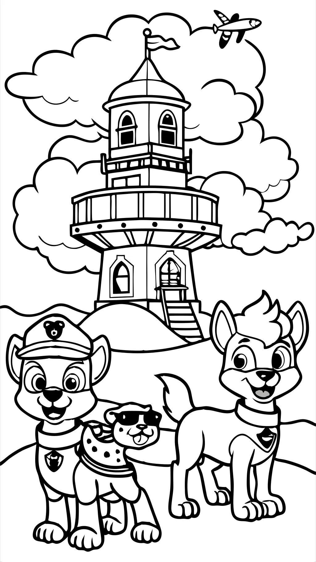 paw patrol coloring pages to print